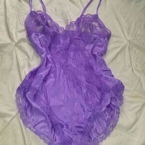 by VAL MODE VINTAGE  BABY DOLL TEDDY LINGERIE NIGHTY sz M Never worn